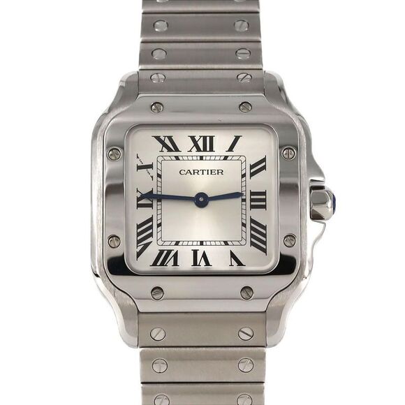 Cartier Santos De Cartier SM Wssa0082 SS Quartz